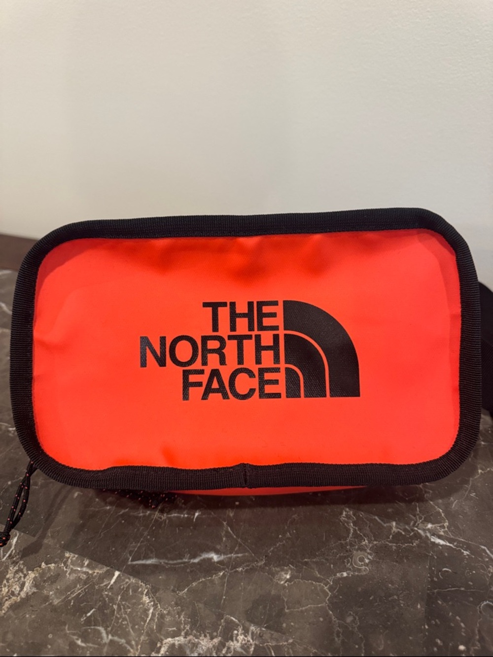 The North Face Red and Black Belt Bag